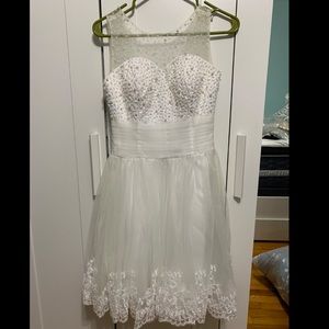 Custom Made White jeweled dress
